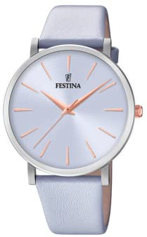 Festina Damen Armbanduhr Analog Quarz Leder F20371/3