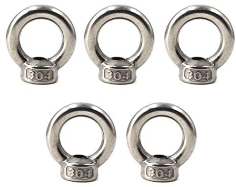 M8 ösenmutter 304 edelstahl Ringmutter (Packung mit 5)