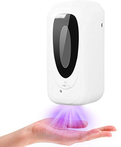 Swakom Dispenser di sensori Dispenser di disinfettante Senza Contatto può Contenere 1000ML Dispenser di Sapone Spray Automatico per Montaggio a Parete con Nebbia di Alcol