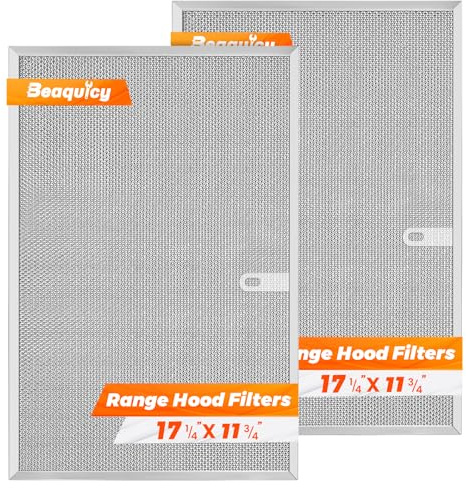 𝟮𝟬𝟮𝟲 𝗨𝗽𝗴𝗿𝗮𝗱𝗲+𝟭𝟬% 𝗔𝗹𝘂𝗺𝗶𝗻𝘂𝗺 BPS1FA36 Range Hood Filter 2 Pack 11-3/4 X 17-1/4 X 3/8 Fit for Broan NuTone Allure Sears 36 WS1, WS2, QS1, 5260-36 Series Hood Grease by Beaquicy