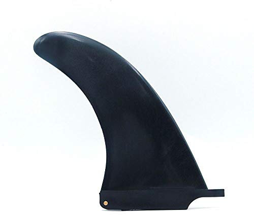 Namvo 10-inch Soft Top Surf Fin for SUP Surfboard, Softboard, Paddleboard, Surfing Boards, Soft Fins Replacement - Black