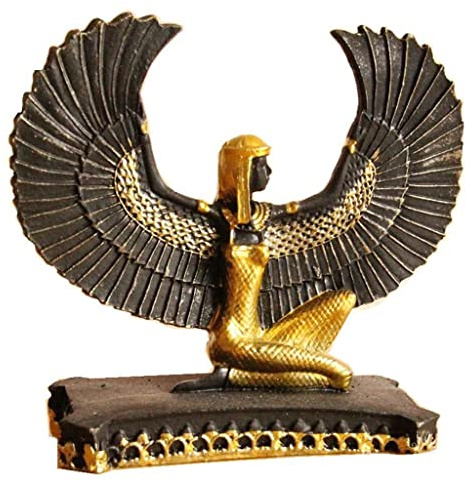 Isis Der Gott Der Fruchtbarkeit In Der Alten Ägypten-Statue, Geschenk Ägyptische Göttin Isis Ra Mit Offenen Flügeln Statuen, Mutterschaft Magische Weisheit Und Natur- dekorative Skulptur-Götter