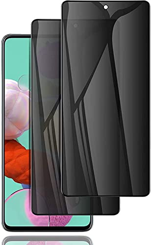 Hkess 2 piezas de vidrio templado antiespía con Xiaomi Redmi Note 9S / 9 Pro/9 Pro Max - Película protectora anti espía dureza 9H, privacidad película protectora pantalla, 3D cristal protector filtro