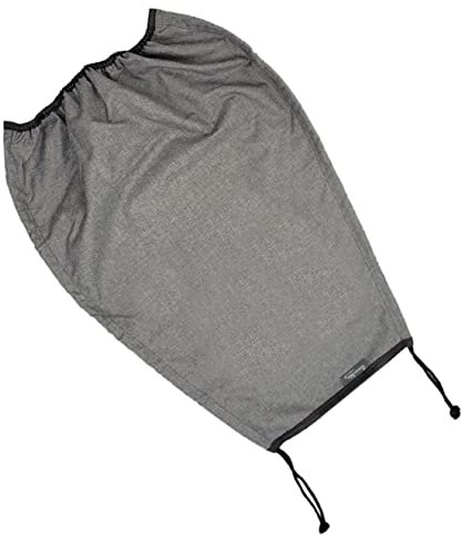 BAMBINIWELT universal SONNENSEGEL Sonnendach für Kinderwagen Buggy reißfester Sonnenschutz mit UV Schutz 50+ und Rollo-Funktion (meliert hellgrau)