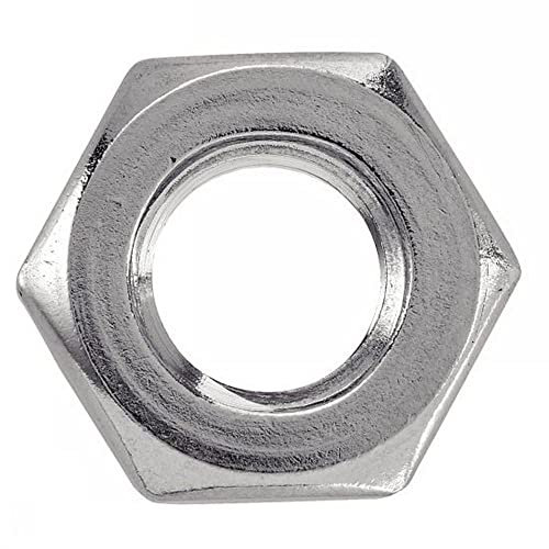 irsa24 - 25 dadi esagonali, forma bassa con filettatura fine, DIN 439, A2-035, BM 24 x 2, esagonali, in acciaio inox, ISO 4035