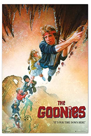 Grupo Erik Poster The Goonies it´s our time down here - Laminas decorativas 61x91,5cm a todo color | Posters para pared ideal decoración habitación