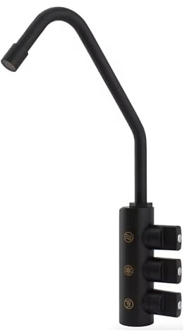 Rubinetto di prelievo 3 vie per depuratori Shurity 300 1/4”mm. (Nero Opaco)