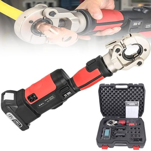 Pince à sertir hydraulique électrique, outil de sertissage hydraulique rechargeable, pince hydraulique alimentée par batterie, pince à sertir à cliquet, pince à sertir de cosse de câble de batterie