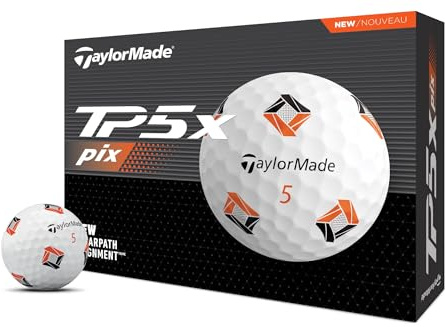 TaylorMade Golf 2024 TP5X PIX - Pelotas de Golf (12 Unidades)