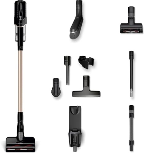 Miele Duoflex HX1 Total Care - Aspiradora inalámbrica de Barra, compacta, Color Negro obsidiana
