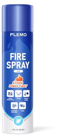 PLEMO Car Fire Extinguisher All-in-1, Small extinguisher for Car, Kitchen, Caravan, Camping, Tackles multiple types of fire S620, 1-Pack