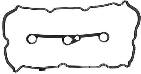 Motoforti Guarnizione Coperchio Valvole, Guarnizione Testata Cilindro Valvola, per Nissan 370Z (Z34) 2009-2020, Gomma, con Guarnizioni Candele, No.13270EY01B, Nero