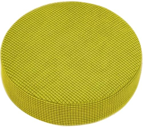 uyeoco Ottomane Schonbezug Hockerbezug, 50x50/60x60 Hocker Husse für Fußhocker Rund, Stretch Bezug Ottomane Abdeckung Überzug Hocker Protector Waschbar Hockerabdeckung(X6,L)