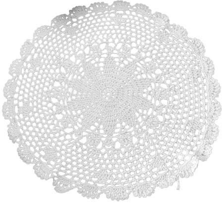 Vintage Häkelspitze Tischset - Handgemachte Häkelspitze Baumwolldeckchen | Vintage Häkeldeckchen | Vintage Häkeldeckchen | Vintage Blumen Untersetzer Und Tassenmatte | Tischläufer D
