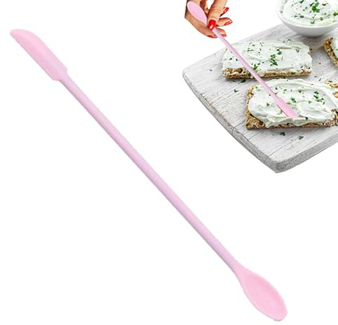 Mini spatola in silicone, set di spatole in silicone, cucchiaio per ceralacca per ceralacca, spatola, raschietto riutilizzabile per cucina, cucina, bellezza, trucco, cosmetici, lozioni, tavolozza
