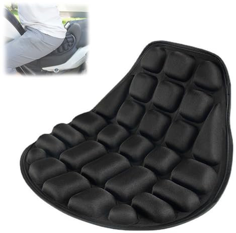 DECAIK Cuscino per Sella Moto per BMW R 1250 GS Adventure Triple Black 2020-2022, Cuscino Traspirante Antiurto, Cuscino Antiscivolo per Sella da Moto per Lunghe Distanze e Viaggi Quotidiani
