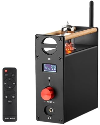 1 pz T8 Amplificatore a valvole audio Preamplificatore Decoder HIFI Preamplificatore Amplificatore for cuffie USB DAC Ingresso ottico coassiale