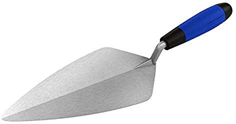 Bon 72-259 Narrow London Pro Brick Trowel 11 High Carbon Steel Masonry Trowel Comfort Grip Handle