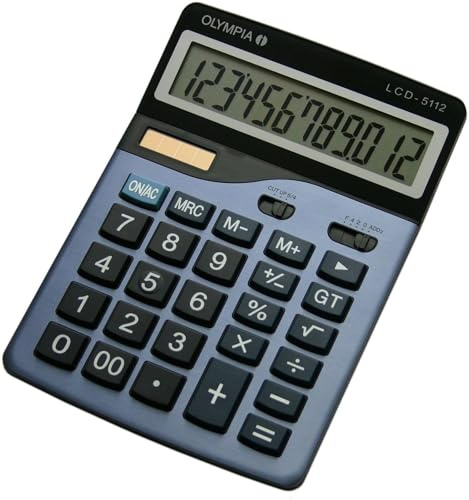 Olympia miniräknare LCD – 5112; blå