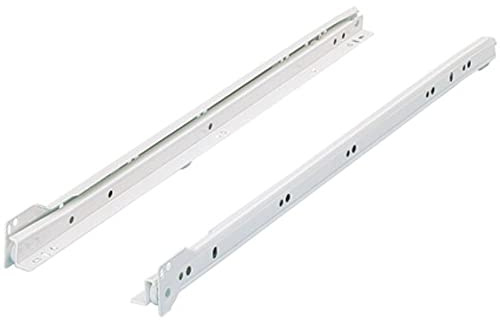 Hettich Rollschubführung mit einseitiger Zwangsführung Braun 400 mm, für eine Schublade, Artikelnr. 609