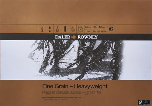 Daler Rowney Fine Grain Heavyweight Gummed Pad A2