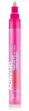 Montana Acrylic Paint Marker, 2mm, Fine Nib, Gleaming Pink (053193)