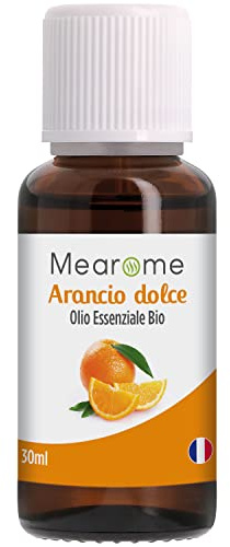 Olio Essenziale Arancio Dolce 100% Puro | 30 ml | Nutrimea Mearome | Per Aromaterapia, per Massaggi, per Diffusori | Naturale Vegano | Certificato OEBBD OECT e Agricoltura Biologica