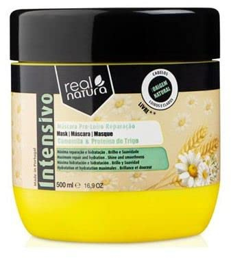 Real Natura - Máscara Sin Sal Pro-Loiro Reparación - 500ml - Hidratación y Reparación para Cabello Rubio
