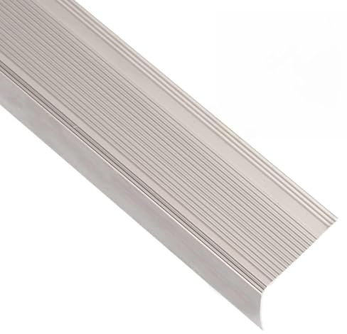 vidaXL Stair Nosings in L-Shape 5 pcs Aluminium 90 cm Champagne, Stair Tread, Stair Edge, Stair Profile, Stair treads, Stair Edges, Stair Profiles