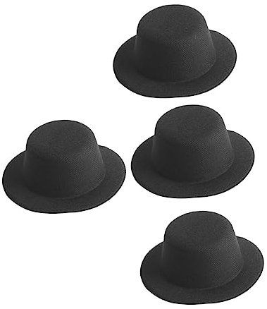 Garneck 4stücke Kreative Hüte Für Haarspangen Teiliges Aus Leichten Materialien Für Bastelprojekte Und Puppenkleidung Für Formelle Anlässe Und Modische Accessoires