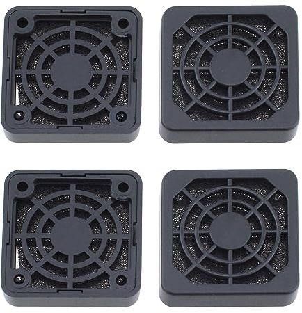 MTQY 4pcs PC Fan Dust Filter 40mm PC Cooler Fan Filter Dustproof Cover Computer Case Mesh