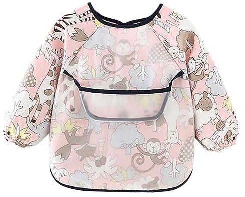 Abaodam 1 Stk Überkleidung Baby Baby-beißlätzchen Babylätzchen Mit Ärmeln Bandana-lätzchen Baby-sabber-lätzchen Baby-speise-lätzchen Baby-lätzchen-kleidung Kind Schürze Wasserdicht