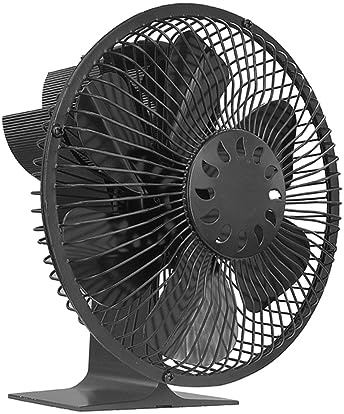Warmhm 1stück Wärmebetriebener Kaminventilator Mit Schutzabdeckung Flügel Ofenventilator Für Effiziente Luftzirkulation Und Verbesserte Wärmeverteilung Für Holzöfen Und Kamine