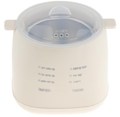 Folpus Cuociuova elettrico, cuociuova digitale facile, utensile da cucina con spegnimento automatico, macchina per bollire le uova, cucina intelligente per, 3 Pezzi