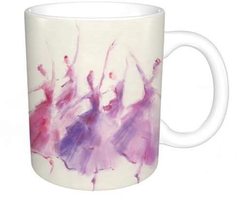 YFHJV Mug porcelaine fine Mug Tasses de 11 oz 330ml, Casse-Noisette-Ballet-Valse-des-Fleurs-Beverly-Brown,amis,frères et soeurs imprimer Tasse de café exquis CadeauEnsemble