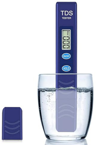 Ph Meter for Water, Ph Tester for Water, Pocket Size Tester Pen, Ph Probe, Digital Ph Tester Meter, 0.00-14.00 High Precision Ph Pen for Household Drinking Water, Aquarium, Pool, Hydroponics(Blue)