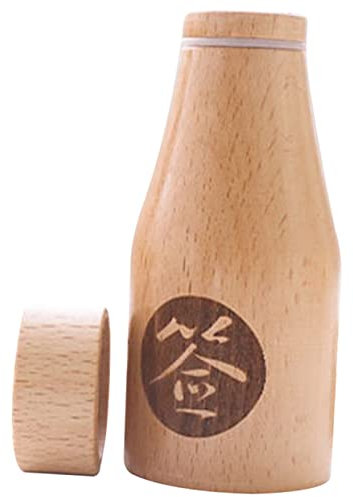 Zerodeko Boîte à Cure-Dents Bois De Hêtre Étui Portable pour Rangement à Domicile Et Cuisine Design Antichute pour Table à Manger Cadeau Pratique pour Familles Et Restaurants