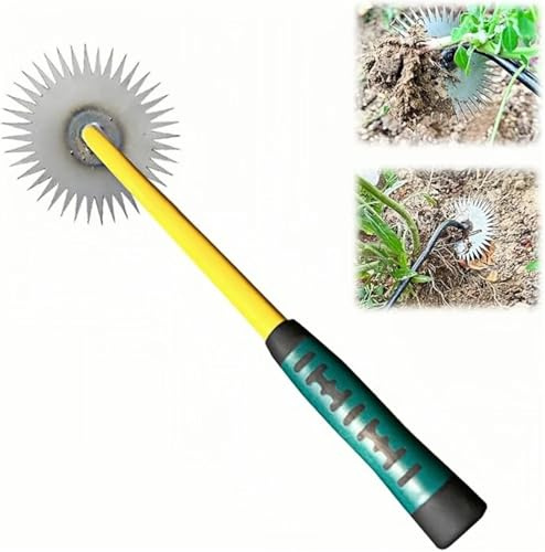 OOOVAVNE Unkrautstecher, Sonnenblumenkopf-Unkrautstecher, Manganstahl, geschmiedeter Unkrautstecher, hohe Festigkeit, 1 Stück