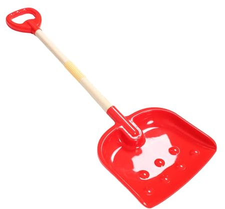 WOONEKY Pelle à Neige Rouge pour Garçon Fille Jouets d Extérieur d Hiver Outil de Déneigement et Fabrication de Bonhommes de Neige pour Jardin et Cour