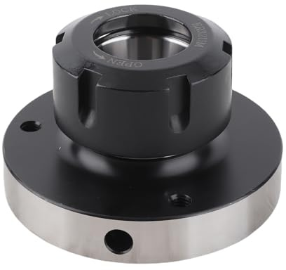 RASTKY Portabrocas ER32 Acero Al Carbono 80 Mm de Diámetro Fresadora Alta Accesorio de Torno Máquina de Grabado Herramienta de Torneado, Portabrocas de Sujeción Fresadora de Repuesto Torno Compacto