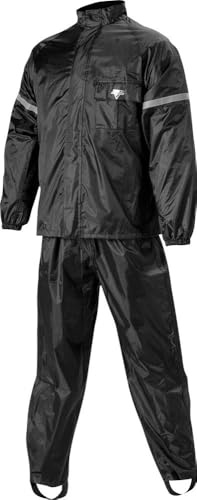 Nelson-Rigg Herren 270-1500l 2-teiliger WeatherPro Regenanzug, schwarz, Large