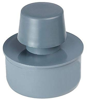 Rohrbelüfter aus PP für Abflussrohre DN 75, grau