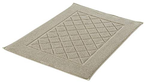 Kleine Wolke Frottiervorleger Bridge Basalt 50 x 70 cm | OEKO-TEX zertifiziert, 700 g/qm, vegan ohne tierische Bestandteile hergestellt, bei 60° C waschbar, 100% Baumwolle