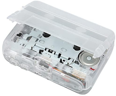Lettore di Cassette, Lettore di Cassette Portatile Bluetooth 5.0 con Cuffia Funzione di Inversione Automatica Lettore di Cassette Stereo con Funzione Radio FM](bianco)