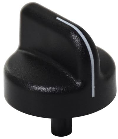 GYOFFULL 9871800 Trash Compactor Knob Black Rotary Switch Black Replaces WP9871800 AH405411 9871127 PS405411
