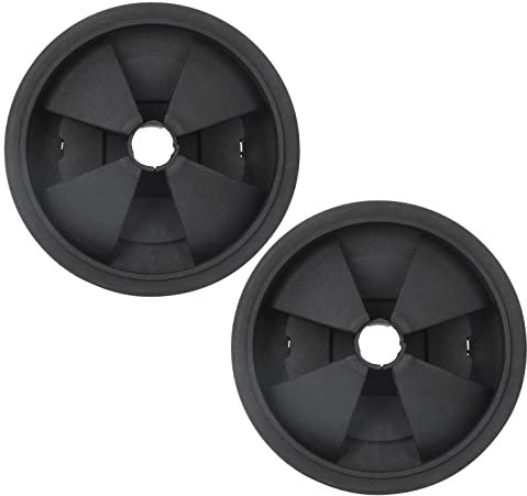 Coperchio per Dissipatore di Rifiuti Coperchio per Rifiuti Alimentari 87 Mm Dispersore di Parti di Scarico Anello Antispruzzo Coperchio Antispruzzo 2 Pezzi Coperchio per