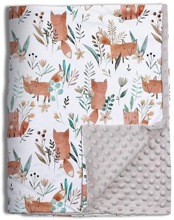 DRESHOW Babyfiltar för Barn 75x100cm Ekologisk Bomull Unisex Nyfödd Tjock Supermjuk Sovfiltar för Småbarn Babyflickor Pojkar Barnkammare Påslakan Gåvor