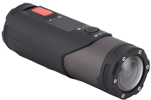 Denash Mini Cámara DV Deportiva 4K HD, Cámara DV de Acción Deportiva con Sensor G Incorporado, Batería de Litio de 1000 MAh para Ciclismo Al Aire Libre
