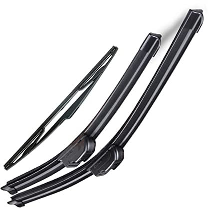 DWDUI 26+16+14 Scheibenwischer Front- Und Heckscheibenwischerblätter Set Für P&eugeot 206 Fließheck 2001 2002 2003 2004 2005 2006