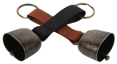 BESPORTBLE 2stücke Lauter Outdoor-bärenglocken Für Haustiere Kleine Mit Clip Für Hunde Und Katzenhalsbänder Anti-verlust-haustierzubehör